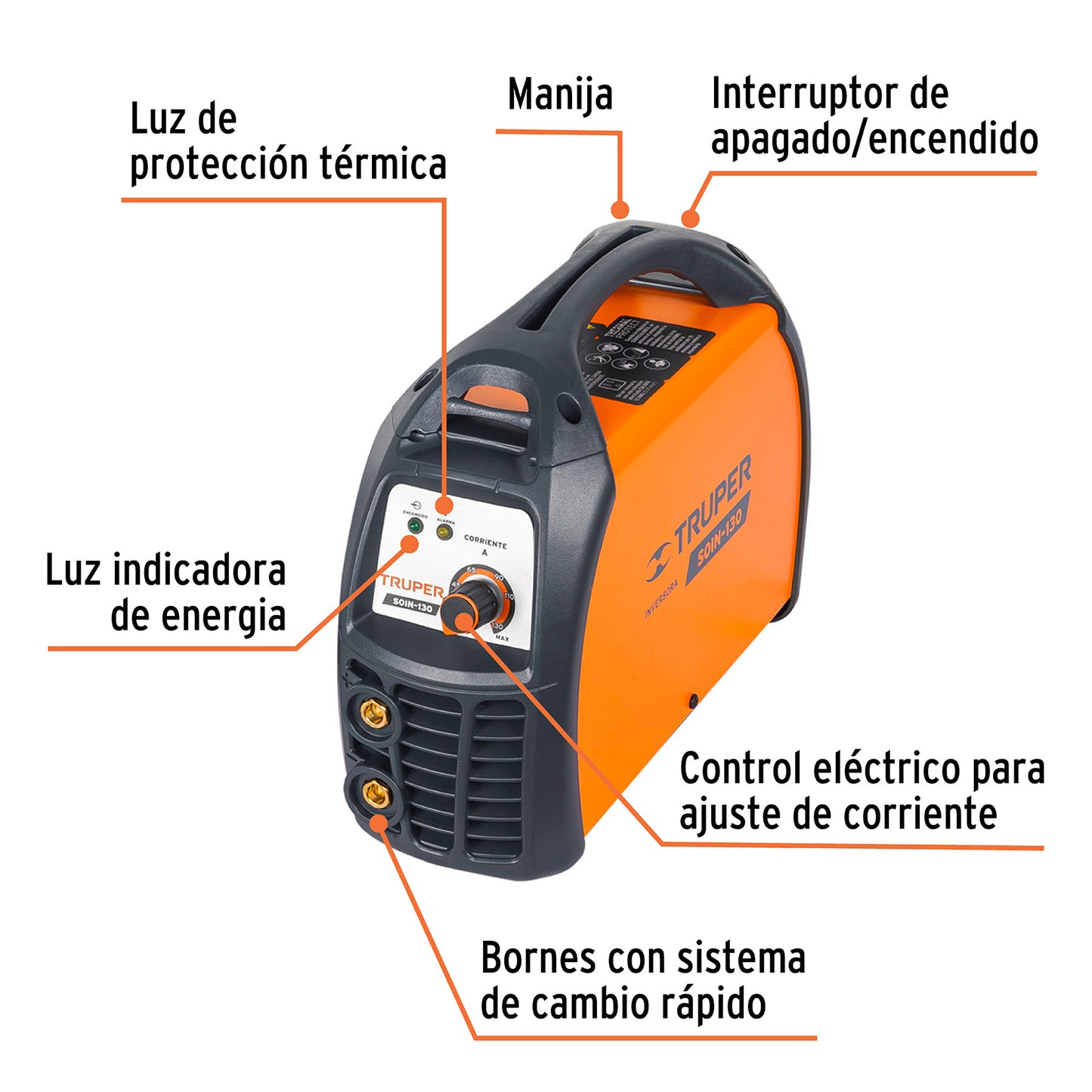 Soldadora Inversora Truper 102236 (Clave: SOIN-130)