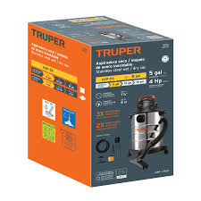 Aspiradora de sólidos y líquidos TRUPER COD 101523 de 5 galones CLAVE ASP-5X