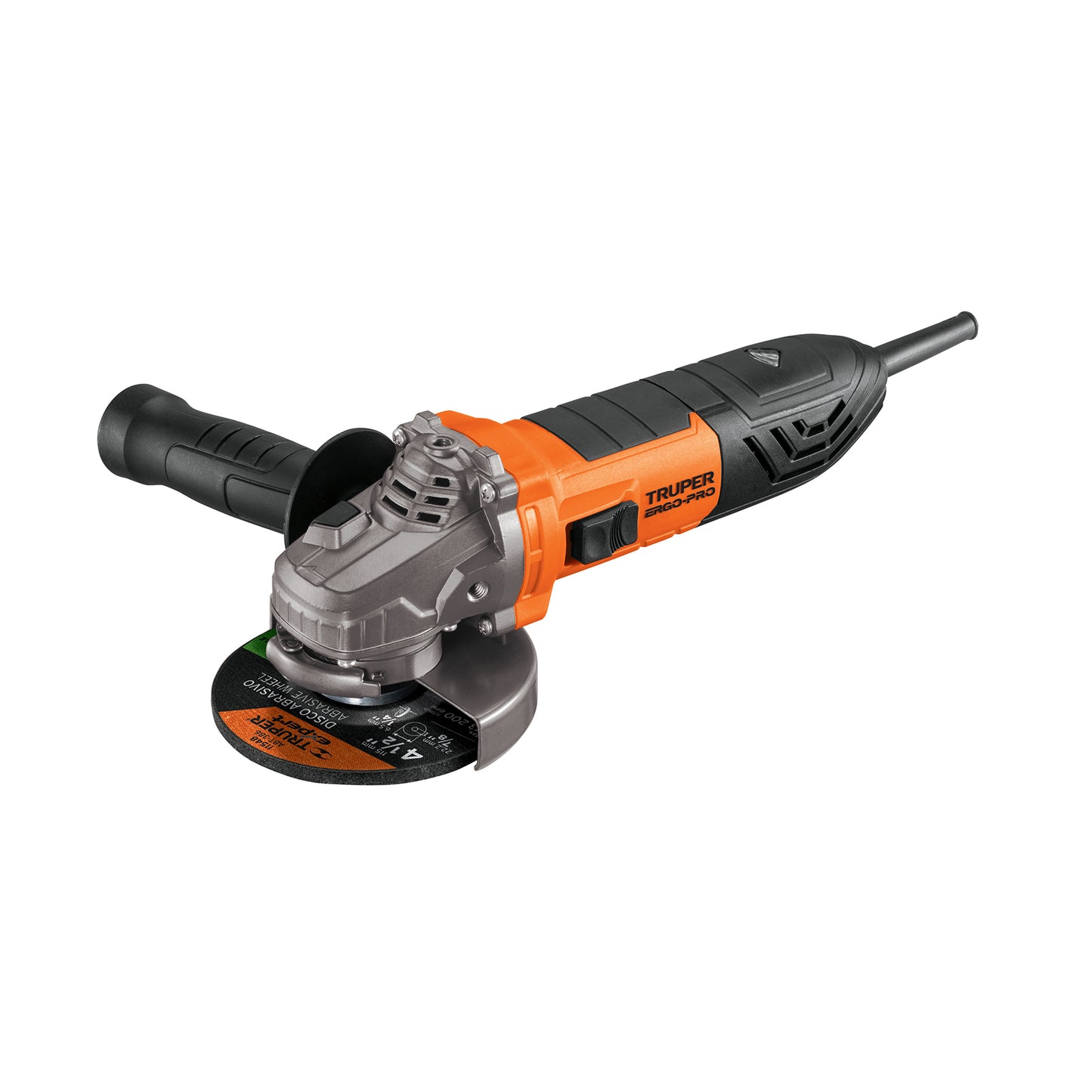 Esmeriladora TRUPER 18156 angular 4-1/2", 850W, TRUPER ERGO PRO