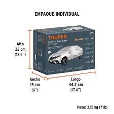 Cubierta para autos medianos Truper COD 104083 CLAVE CUA-M