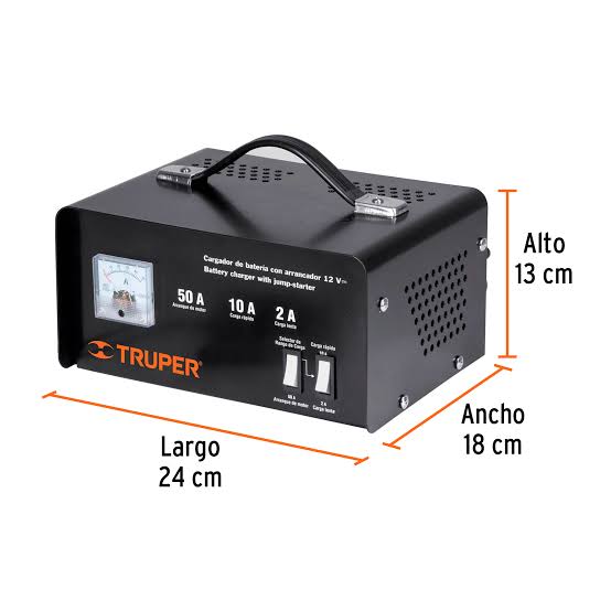 Cargador de Baterias Truper COD 13027.      50 A 12 V