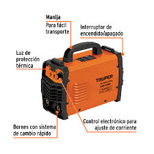 Soldadora Inversora de 130A con tecnología bi-voltaje.                               Código 103706.                                       CLAVE SOIN-130BT.