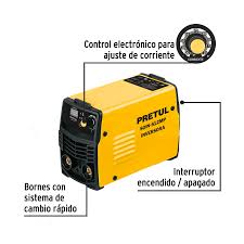 Soldadora Inversora PRETUL 120A 127V 20-120 A Codigo 29018 CLAVE SOIN-512MP