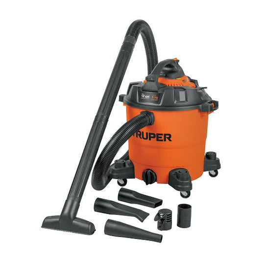 Aspiradora y sopladora Truper.    COD 12093 para sólidos y líquidos de la marca Truper. CLAVE ASP-12S