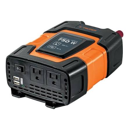 Inversora de corriente TRUPER COD 10490 con puerto USB Clave INCO-750