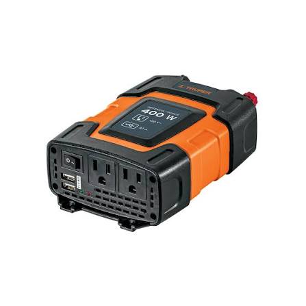 Inversor de corriente TRUPER COD 10449 de 400 W (Clave: INCO-400).
