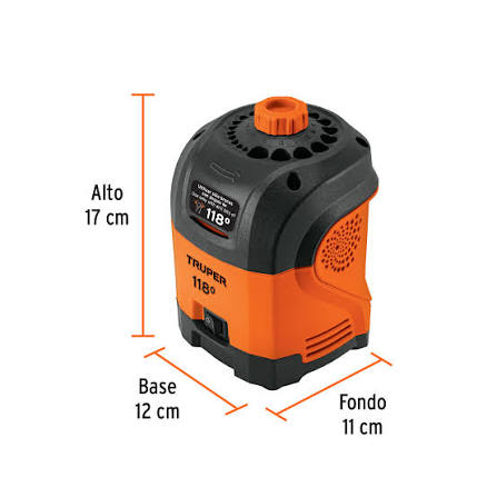 Afilador eléctrico para brocas TRUPER COD 101684 con punta de 118° (clave AFB-118).