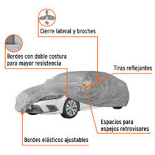 Cubierta para autos medianos Truper COD 104083 CLAVE CUA-M